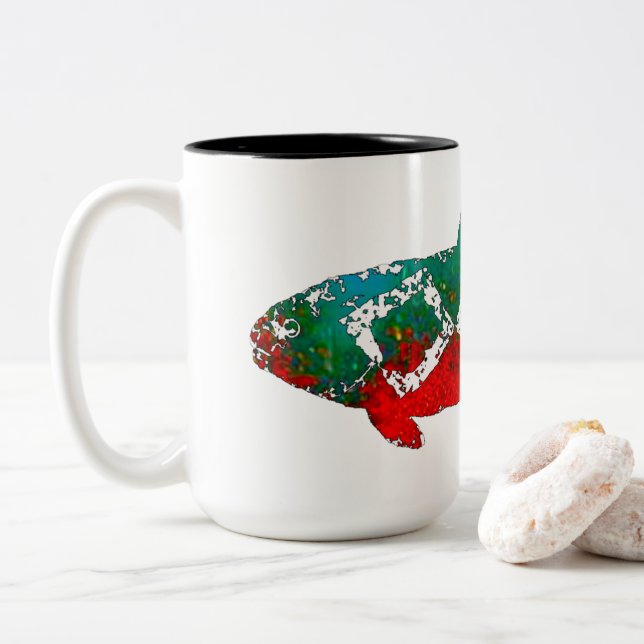 Tasse 2 Couleurs Rock Trout (Avec donut)