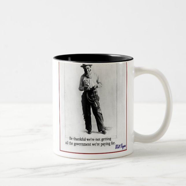 Tasse 2 Couleurs "Rogers - gouvernement " (Droit)