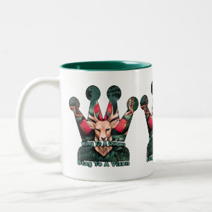 Tasse 2 Couleurs Roi à une reine Stag à un vixen