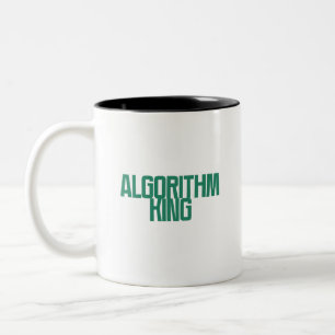 Tasse 2 Couleurs Roi de l'algorithme Science des données Apprenti
