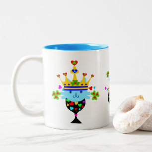 Tasse 2 Couleurs ☘ Roi irlandais couronné à Fabulous Classic