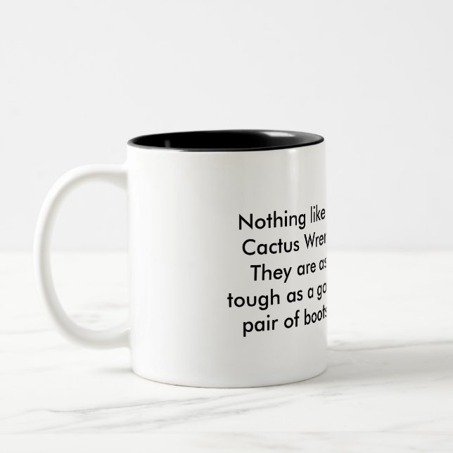 Tasse 2 Couleurs Roitelet de cactus (Gauche)