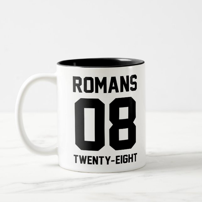 Tasse 2 Couleurs Romains 8 28 (Gauche)