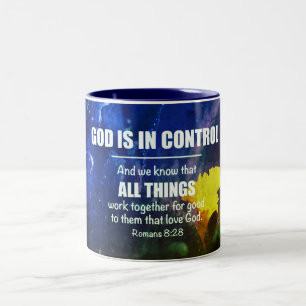 Tasse 2 Couleurs ROMAINS Personnalisés Bleus 8:28 Christian