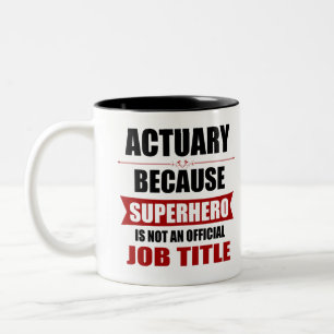 Tasse 2 Couleurs Roman de super-héros actuaire Nouveauté