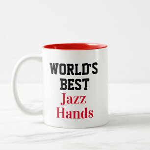 Tasse 2 Couleurs Romanité drôle MEILLEURES MAINS DE JAZZ AU MONDE