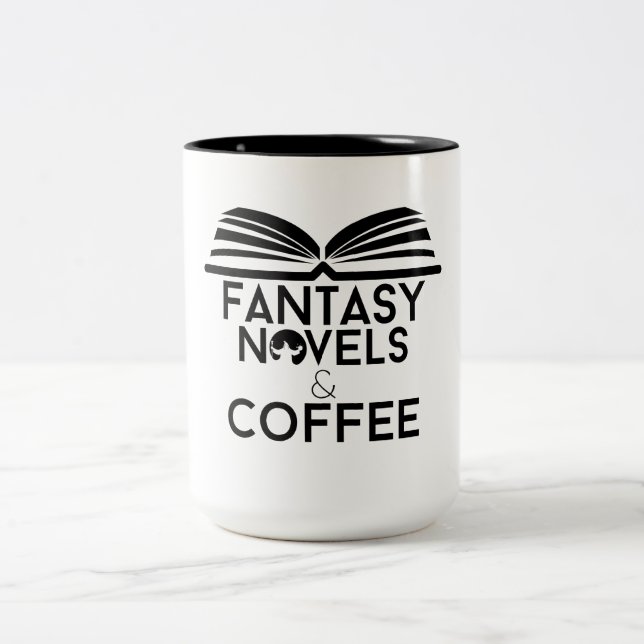 Tasse 2 Couleurs Romans Fantastiques et Café (Centre)