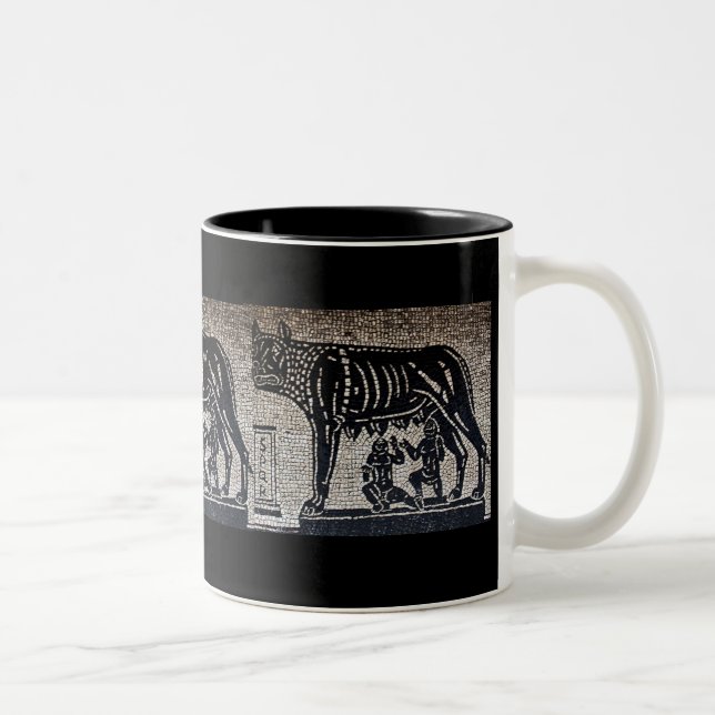 Tasse 2 Couleurs Romulus et Remus (Droit)