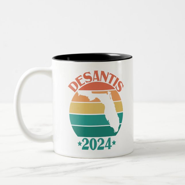 Tasse 2 Couleurs Ron DeSantis Élection Présidentielle 2024 Républic (Gauche)