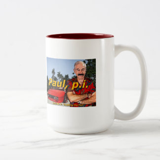 Tasse 2 Couleurs Ron Paul P.I. Episode 9 : "Éclatant" le café