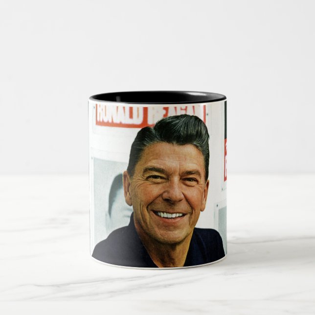 Tasse 2 Couleurs Ronald Reagan (Centre)