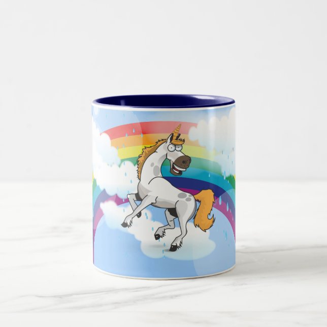 Tasse 2 Couleurs Rory la licorne (Centre)