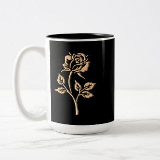 Tasse 2 Couleurs Rose or simple