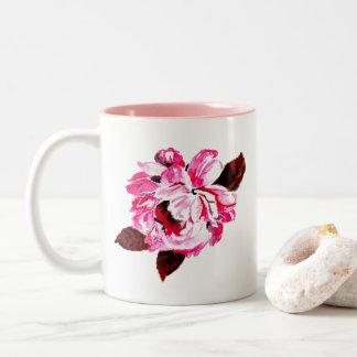 Tasse 2 Couleurs Rose peinte en rose