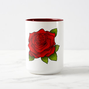 Tasse 2 Couleurs Rose rouge