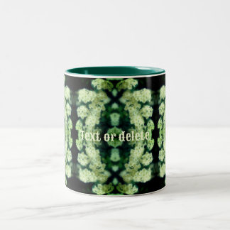 Tasse 2 Couleurs Roses blanches vierges Abstraites personnalisées