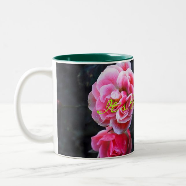 Tasse 2 Couleurs Roses de musique (Gauche)