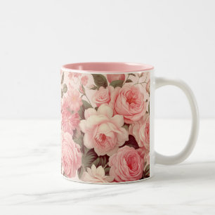 Tasse 2 Couleurs Roses roses roses roses Chic