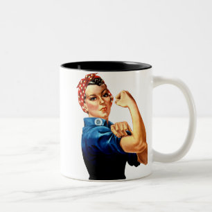 Tasse 2 Couleurs Rosie le Riveter - Nous pouvons le faire! Café à d
