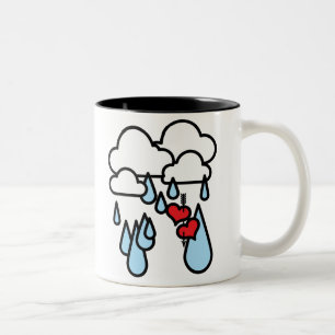 Tasse 2 Couleurs Rothenhagen "Cœurs pleuvant"