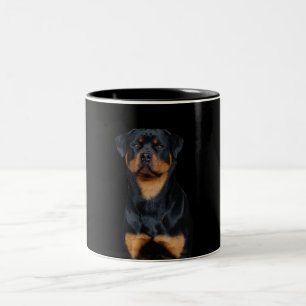 Tasse 2 Couleurs Rottweiler  