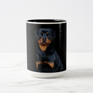 Tasse 2 Couleurs Rottweiler