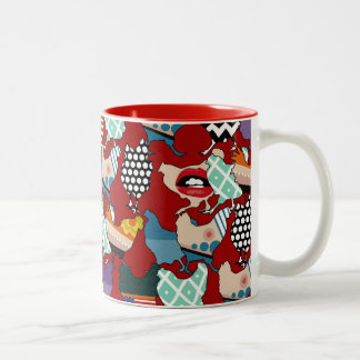 Tasse 2 Couleurs Rouge de poulet Cincinnati