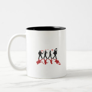 Tasse 2 Couleurs Rouge de tueur de route d'abbaye