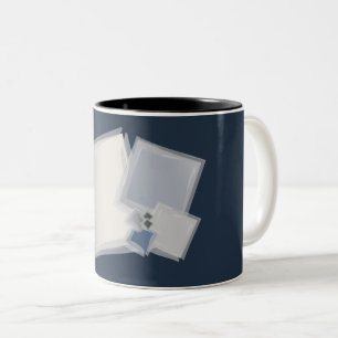 Tasse 2 Couleurs Roulement des carrés Fibonacci