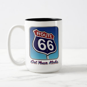 Tasse 2 Couleurs Route 66
