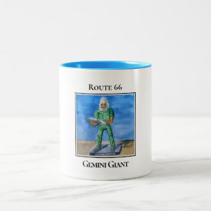 Tasse 2 Couleurs Route 66 Gemini Giant Wilmington Illinois