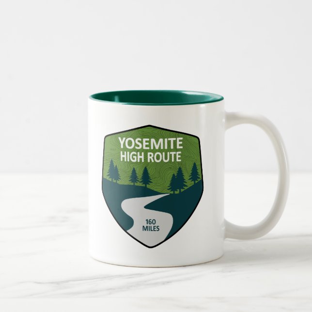 Tasse 2 Couleurs Route élevée de Yosemite (Droit)
