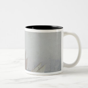 Tasse 2 Couleurs Routes de Leith avec l'expédition, 19ème siècle