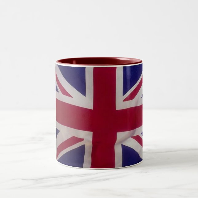 Tasse 2 Couleurs Royaume-Uni (Royaume-Uni) -Mug- (Centre)