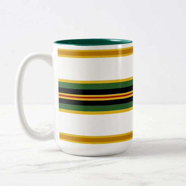 Tasse 2 Couleurs Ruban victorieux vétéran de la Guerre froide (Gauche)