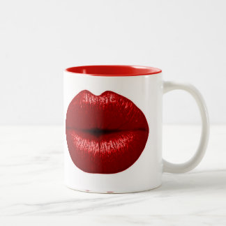 TASSE 2 COULEURS RUBY RED LIPSTICLE MAKEUP BEAUTY MODE SALON LÈVRES