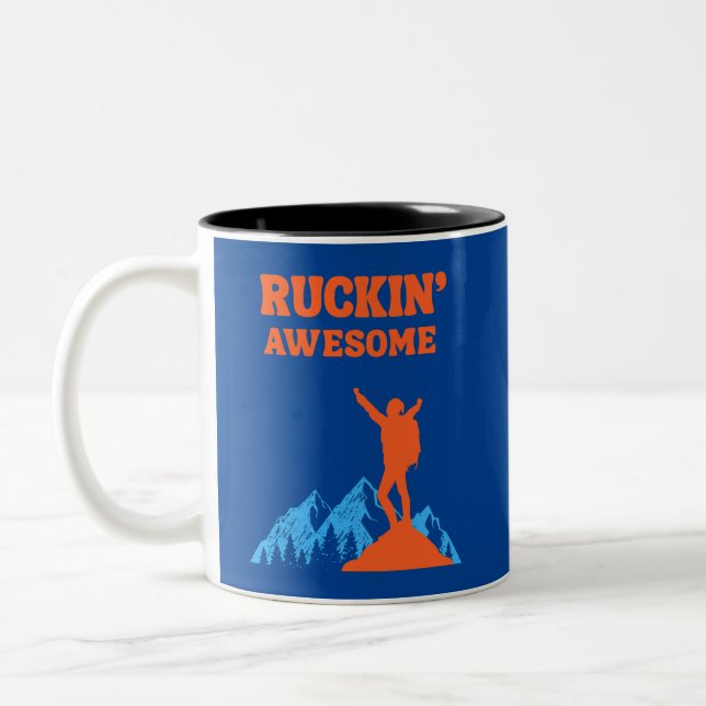 Tasse 2 Couleurs Ruckin' Awesomel pour le Ruckin Hiker (Gauche)