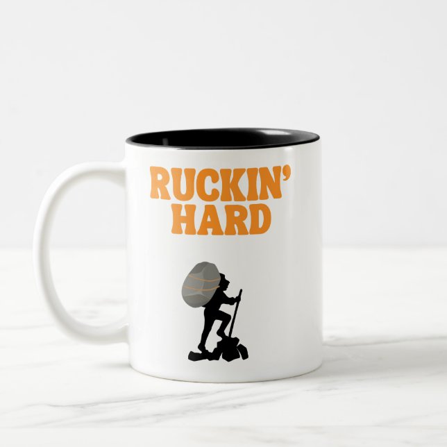 Tasse 2 Couleurs Ruckin' Difficile pour le Ruckin Hiker (Gauche)