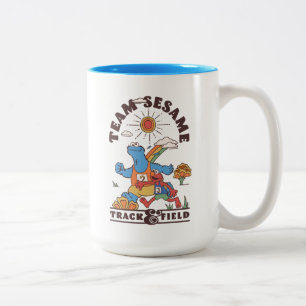 Tasse 2 Couleurs Rue Sésame Team Sesame Track & Field