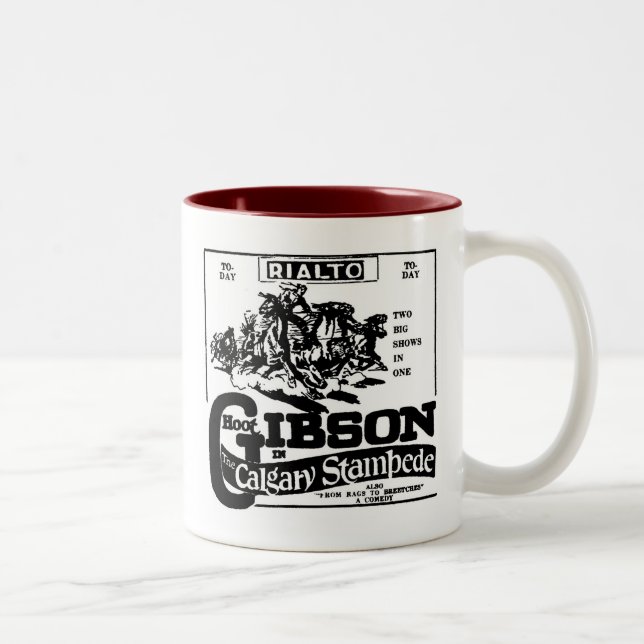 Tasse 2 Couleurs RUÉE 1925 de Gibson CALGARY de huée (Droit)