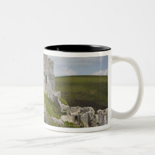 Tasse 2 Couleurs Ruines du château de Corfe, près de Wareham, Dorse