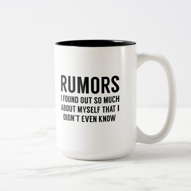 Tasse 2 Couleurs Rumeurs (Droit)