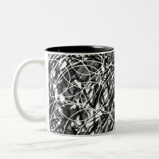 Tasse 2 Couleurs Rush of Time Abstract Art