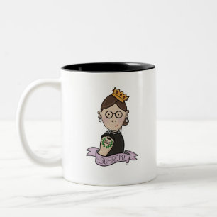 Tasse 2 Couleurs Ruth Bader Ginsburg, RBG notoire