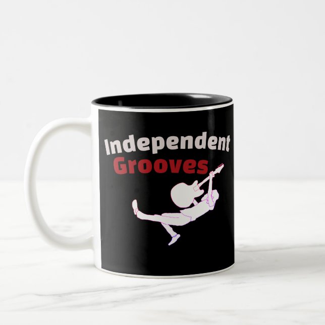 Tasse 2 Couleurs Rythmes Indépendants Indé (Gauche)
