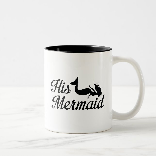 Tasse 2 Couleurs Sa sirène (Droit)