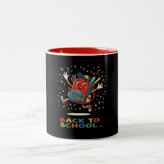Tasse 2 Couleurs Sac à dos sautillant mignon pour la rentrée scolai