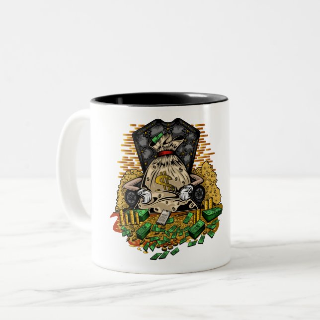 Tasse 2 Couleurs Sacs (Devant gauche)