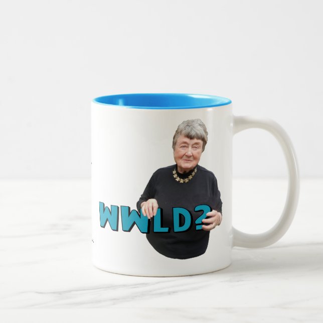 Tasse 2 Couleurs Sagesse de marque de Leni - WWLD ? (Droit)