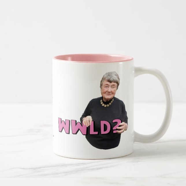 Tasse 2 Couleurs Sagesse de marque de Leni - WWLD ? (Droit)